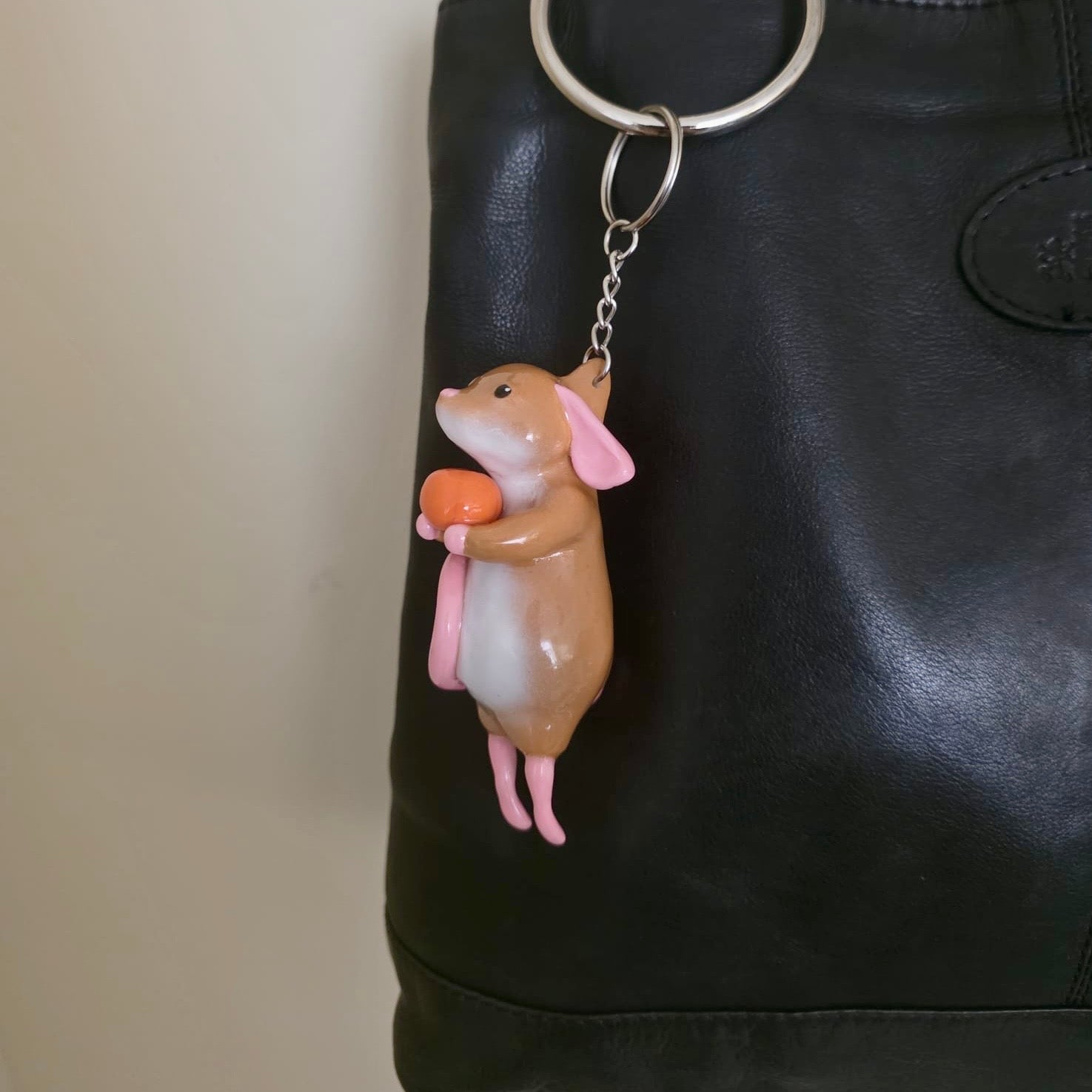 Pumpkin Mouse Bag Charm