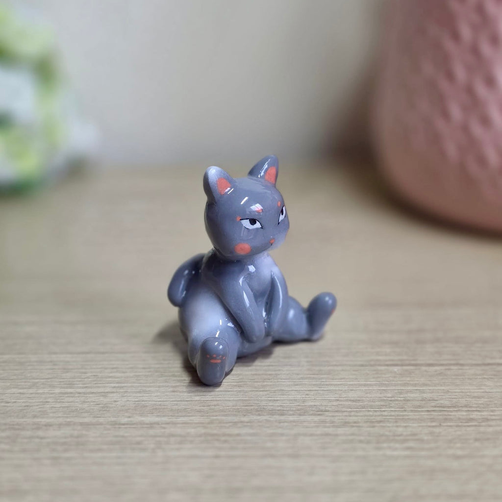 Stormy Sassy Cat Sculpture